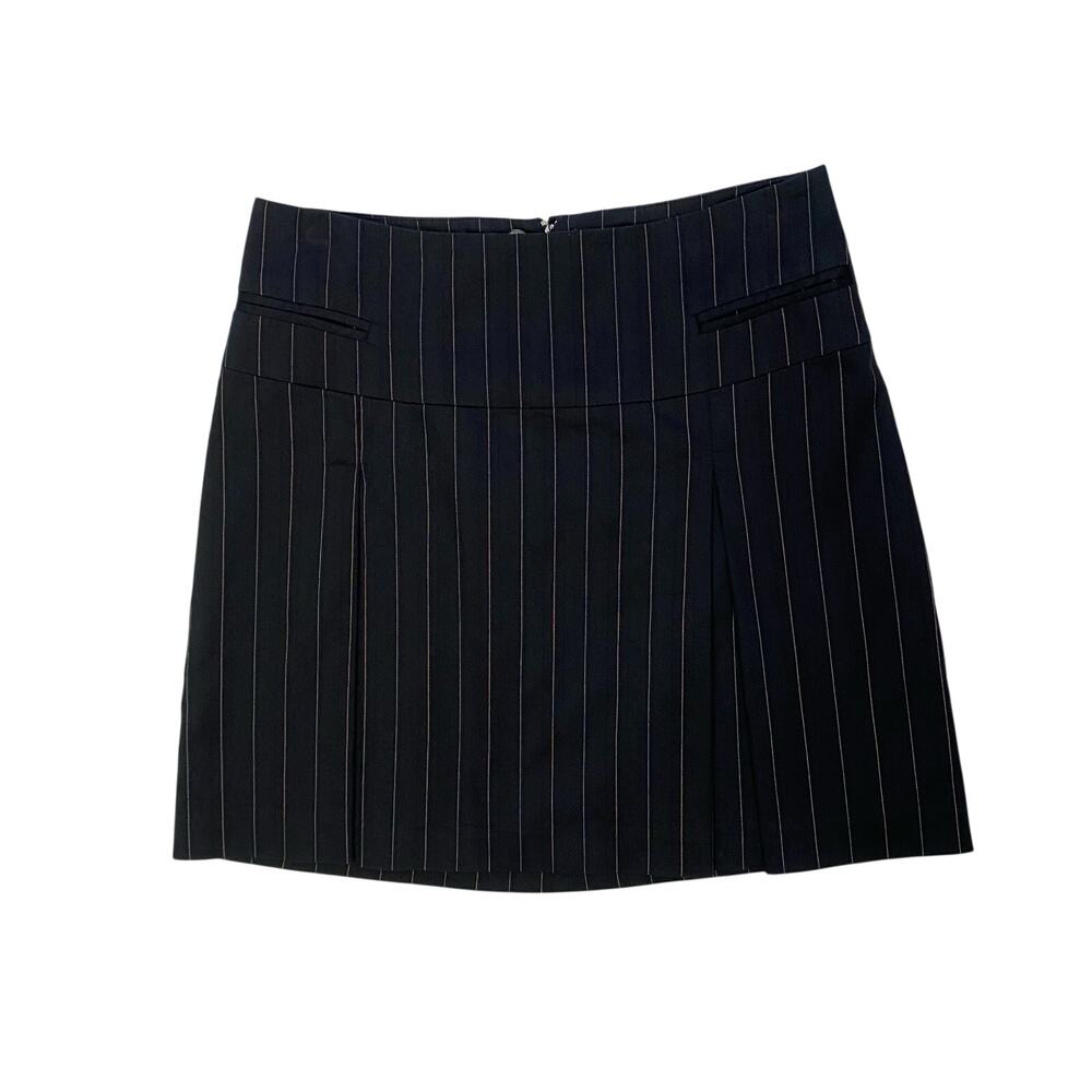 Y2K H&M Pinstripe Schoolgirl Mini Skirt